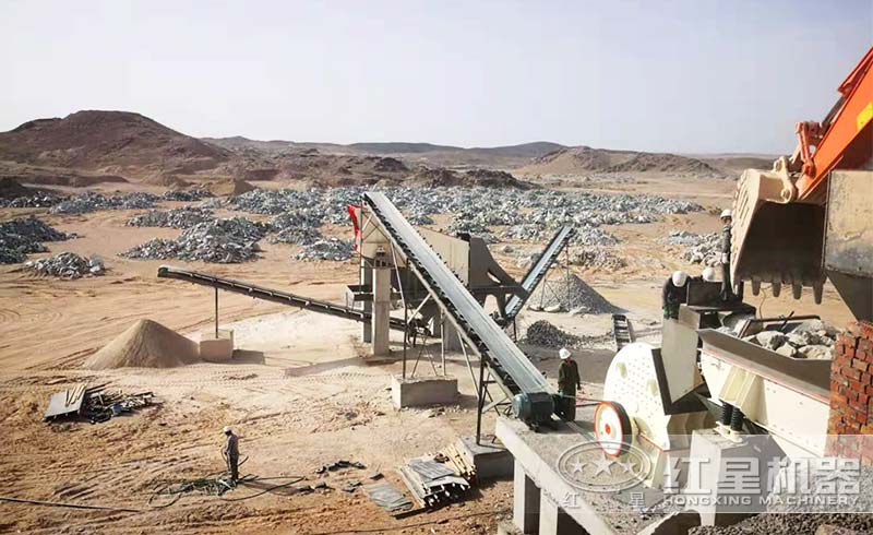 單機制砂現場