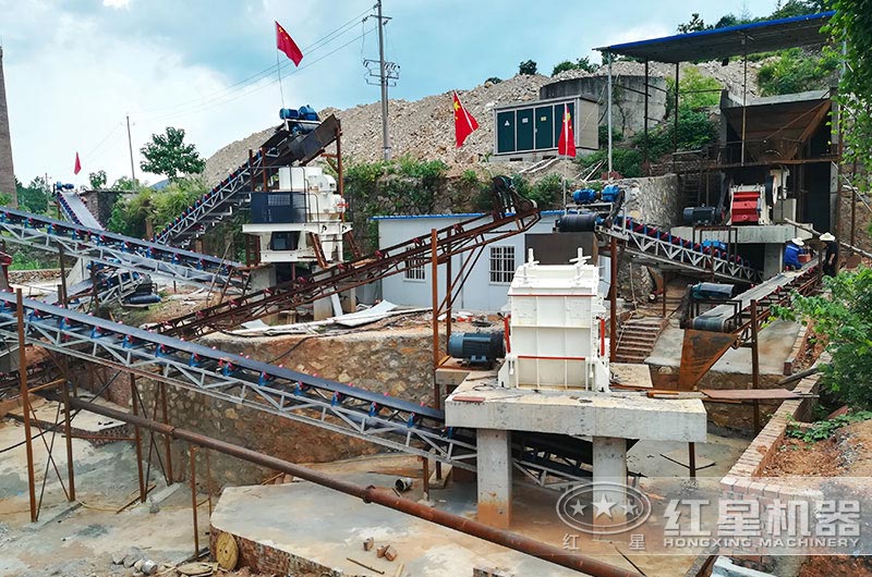 vsi制砂機工作現場圖片