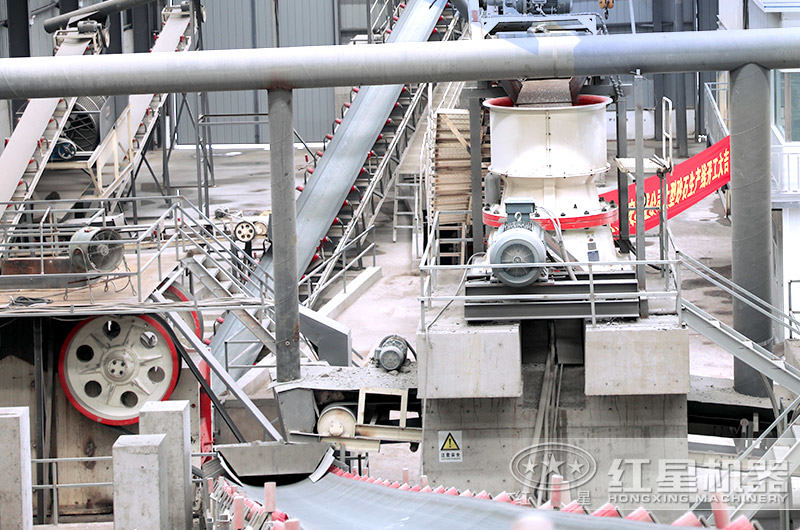 安徽客戶花崗巖破碎現場